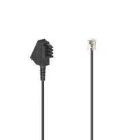 Hama 00201145 telefono laidas 1,5 m juodas