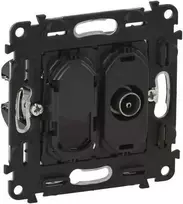 TV Legrand 753055 RJ45 Cat6 UTP sieninis lizdas – vieno prievado neekranuotas Cat6 kištukinis lizdas