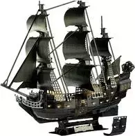 Revell 3D-Puzzle Black Pearl LED Edition 00155 – Juodojo Perlo 3D dėlionė su LED apšvietimu, 1 vnt.