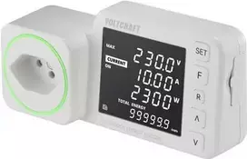 VOLTCRAFT SEM5000 CH energijos sąnaudų matuoklis su prognoze, aliarmo funkcija, reguliuojamu tarifu ir duomenų registravimu (VC-12936580)