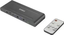 SpeaKa Professional SP-HDA-300 2+1 prievadų HDMI jungiklis su ARC (Audio Return Channel) 3480 x 2160 pikselių (SP-10461508)