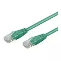 Wentronic Goobay CAT 5e jungiamasis laidas, U/UTP, žalias, 10 m - CCA vario mišinys (68348)