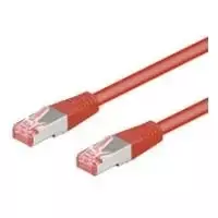 Wentronic Goobay CAT 6 jungiamasis laidas, S/FTP (PiMF), raudonas, 15 m - LSZH halogenų neturintis, varis (68284)