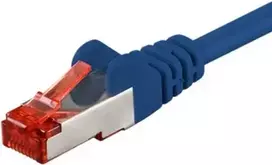 Wentronic Goobay CAT 6 Patch Laidas, S/FTP (PiMF), Mėlynas, 15 m - LSZH Behalogenis, Varis (68273)