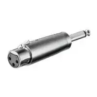Wentronic Goobay adapteris XLR – kištukinis lizdas (3 kontaktai) > 6,35 mm kištukas (2 kontaktai, mono) (27451)