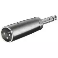 Wentronic Goobay XLR adapter - XLR kištukas (3 kontaktai) > Jack 6,35 mm kištukas (4 kontaktai, stereo) (27515)