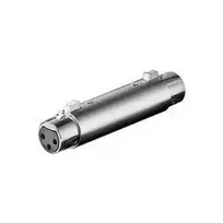 Wentronic XLR 009 adapteris, 3 kontaktų XLR lizdas–lizdas (27459)