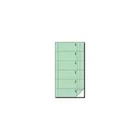 Kvito knygelė Sigel Bonbuch 105 x 200 mm šviesiai žalia – 360 kopijų, mėlynas popierius
