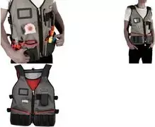 Darbo liemenė c.k tools MA2729 – lengva, juodai pilka, patvari