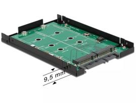 Vidinis M.2 adapteris DeLOCK 62590 SATA 6Gbit/s RAID 0 1 JBOD