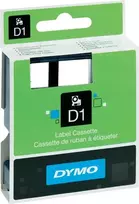 Dymo lipni juosta 2 vnt. rinkinys – balta juosta su juodu tekstu, 12 mm ir 19 mm pločiai