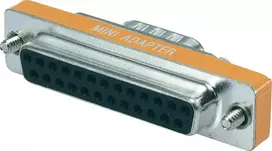 Serijinis adapteris DIGITUS 10070136, 1x D‑SUB 25 kontaktų lizdas į 1x D‑SUB 9 kontaktų kištuką