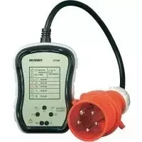 VOLTCRAFT ST-16B Kištukinio lizdo testeris CEE-16A