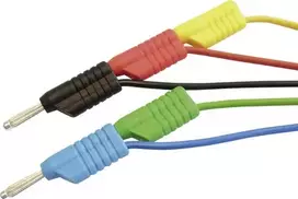 Testavimo laidų rinkinys Voltcraft MS 4250S su 4 mm bananų kištukais