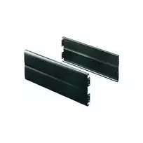 Rittal Flex-Block 8200.120 stelažo dekoratyvinė panelė, RAL 9005, 2 vienetų paketas