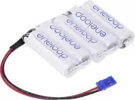 Panasonic eneloop akumuliatorių paketas 5 x AA (Mignon) NiMH, 6 V, 1900 mAh, Graupner jungtis (124268)