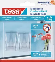 Universalūs kabliukai Tesa 77735-00000 Skaidrūs Vidaus naudojimui 2 vnt.