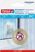 Montavimo juosta TESA 77740-00000 1,5 m Skaidri 19 mm