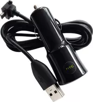 Automobilinis įkroviklis HTC CC-C120 1A + Micro-USB laidas DC-M410 baltas (CC-C120)