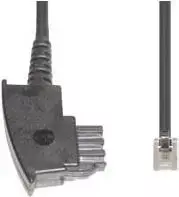 Telefono laidas e+p T 36 6 m permatomas juodas