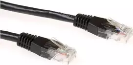 Ewent 2.0 m Cat6 UTP tinklo kabelis, juodas, 2 m, U/UTP