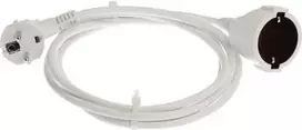 Prailginimo laidas AS Schwabe 50311 — 16 A, 3 m, baltas
