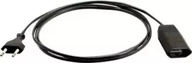 Prailginimo laidas AS Schwabe 50132, 3 m, 2,5 A, juodas