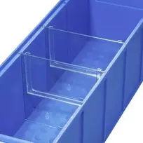 Pertvaros rinkinys allit ShelfBox S dėžutei, 456590, skaidrios, 4 vnt.