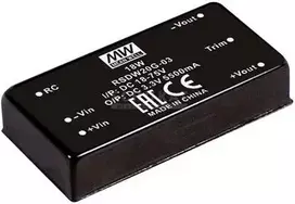 MEAN WELL RSDW20G-05 maitinimo blokas ir įtampos keitiklis, 20 W