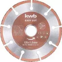 KWB 790540 pjovimo diskas, tiesus, 125 mm, 22,23 mm kiaurymė, 1 vnt.