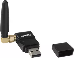 Belaidis DMX siųstuvas/imtuvas EUROLITE QuickDMX 70064704 USB belaidžiam apšvietimo valdymui