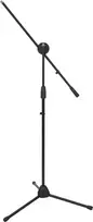 Mikrofono stovas Omnitronic MS-4 Pro su strėle, juodas
