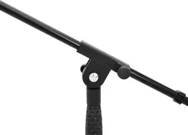 Mikrofono stovas Omnitronic MS-2A su svirtimi, juodas