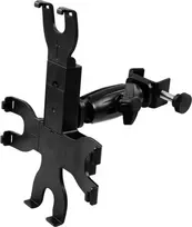 Planšetinio kompiuterio laikiklis mikrofonų stovams Omnitronic PD-2 reguliuojamas, skirtas planšetėms ir iPad, modelis 6000628H