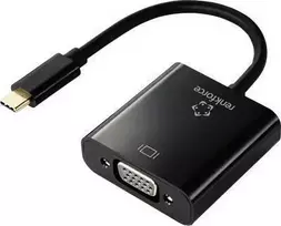 Renkforce RF-4679564 vaizdo kabelio adapteris 0,1 m USB Type-C VGA (D-Sub) juodas