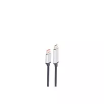 Laido adapteris ShiverPeaks SP03-21055 5m DisplayPort į HDMI A tipą mėlynas