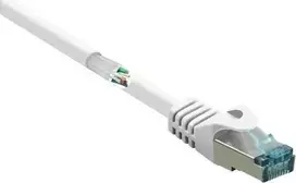 RJ45 tinklo kabelis CAT 6a S/FTP 3,00 m baltas, nedegus (RF-5043786)