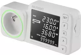 VOLTCRAFT SEM5000 FR Energijos sąnaudų matuoklis su kaštų prognoze, aliarmo funkcija, reguliuojamu elektros tarifu, duomenų registravimo funkcija (VC-12936575)