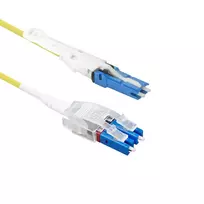 ACT 1,5 m vienmodis 9/125 OS2 Polarity Twist uniboot dviejų skaidulų šviesolaidinis kabelis CS - LC