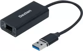 USB 3.0 Gigabit Ethernet adapteris Dexlan 310765, aliuminio korpusas