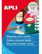 Lipduko etiketės agipa Universal-Etiketten ovalios 63,5 x 42,3 mm kreminės rašaliniams ir lazeriniams spausdintuvams, kopijavimo aparatams – 1 vnt.