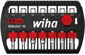 Wiha 42114 7 vnt. atsuktuvų antgalių rinkinys BitBuddy®