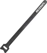 VOLTCRAFT Lipnusis kabelio raištis 420 mm x 12 mm, tamsiai pilkas, 5 vnt. (VC-10547730)