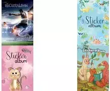 Lipdukų albumas Zdesign Dinozaury – kolekcinis lipdukų albumas su apsauginėmis kišenėlėmis