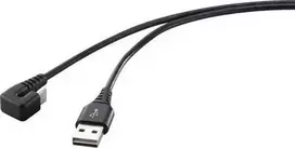 Renkforce USB 2.0, telefono (analoginis) jungiamasis laidas [1x USB 2.0 kištukas A - 1x USB 2.0 kištukas C] 1,00 m juodas (RF-4609276)