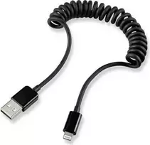 USB 2.0 kabelis Apple Lightning Renkforce RF4087422, 1x USB-A – 1x Lightning, 0,95 m, juodas