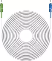 Goobay 59620 Skaidulinis optinis kabelis 3 m SC/UPC SC/APC FTTH OS2 Baltas (59620)