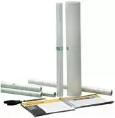 Apsauginė knygų plėvelė agipa 00263 – lipni skaidri blizgi PP, 500 mm x 3 m, nuimama