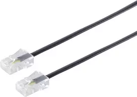 ShiverPeaks S/CONN 3m RJ45 juodas permatomas ShiverPeaks kabelis