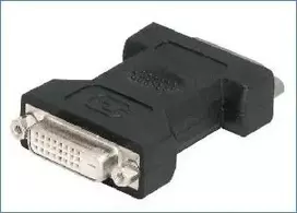 DVI adapteris, 24+1 kaišt. DVI lizdas / 24+1 kaišt. DVI lizdas, skirtas sujungti du DVI kabelius (38998)